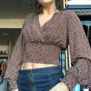 Ah super cute polka dotted blouse